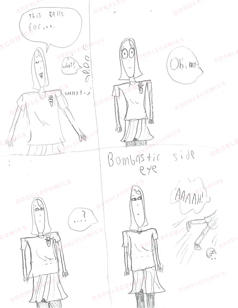 Bombastic Side Eye: watermarked comic preview
